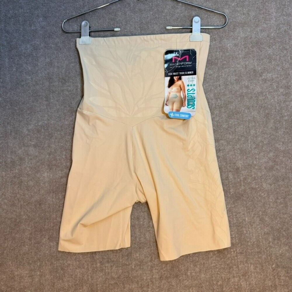 NWT Maidenform Med Self Expression High Waist Thigh Slimmer